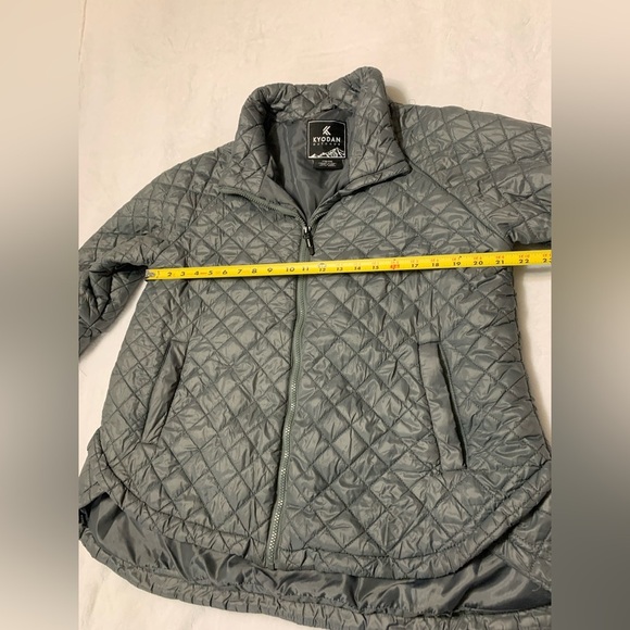 Kyodan Outdoor Men's Active Quilted Jacket Gray Pockets Size XXL - Picture 7 of 10